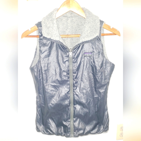 Patagonia | Los Gatos Vest Full Zip Reversible Sherpa - Picture 5 of 6